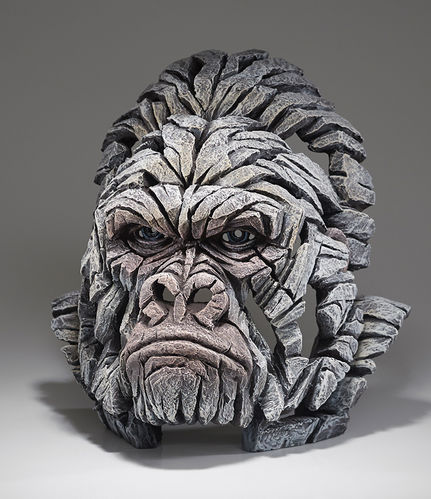 Edge Sculpture - Gorilla Büste