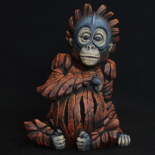 Edge Sculpture - Skulptur Baby Orangutan