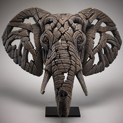 Edge Sculpture - Büste Afrikanischer Elefant