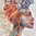 BUERADO Paintings - Schönheit mit buntem Turban I Acryl Gemälde (90x120cm)