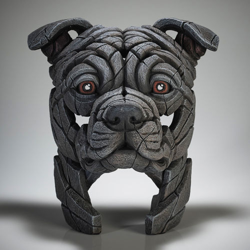 Edge Sculpture - Staffordshire Bull Terrier Büste