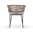Nadin Outdoor-Stuhl aus Seil und verzinktem Stahl - Buerado Home