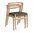 Ramson Outdoor-Stuhl aus massivem Eukalyptusholz - Buerado Home