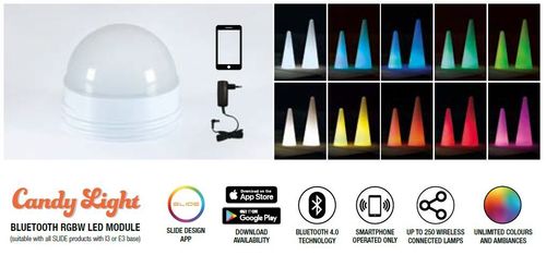 Slide - Candy Ligth Bluetooth RGBW LED Modul