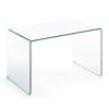 Burano Schreibtisch aus Glas - Buerado Home