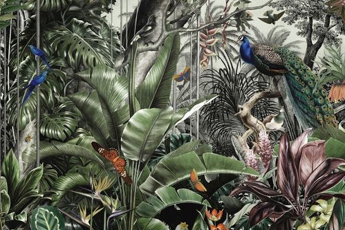 BUERADO Paintings - Dschungel Paradies Digitaldruck (80x120cm)